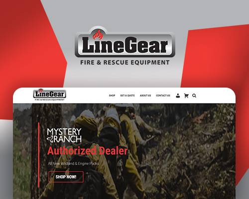LineGear website design